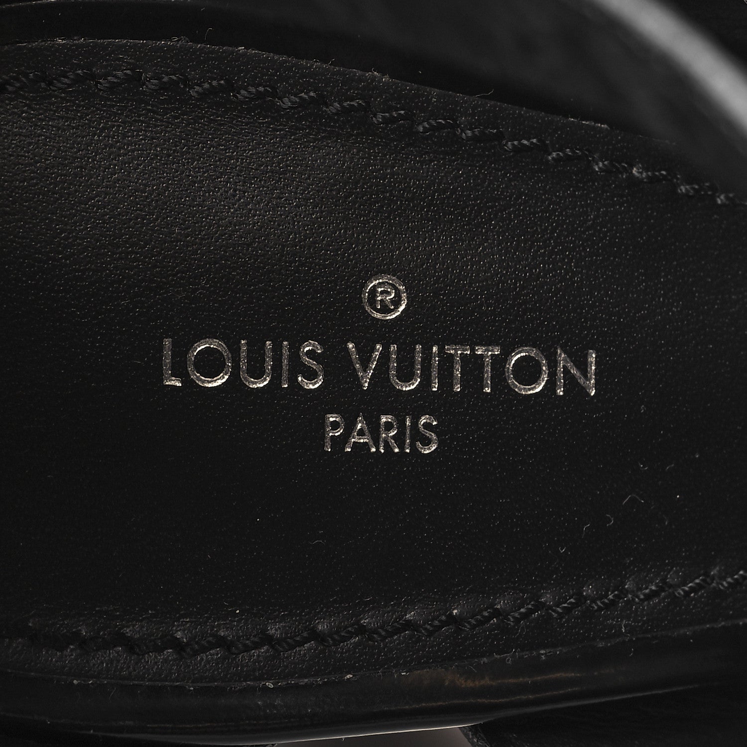 Louis Vuitton LOUIS VUITTON Patent Calfskin Monogram Star Trail Sandal 40 Black 8 of 9