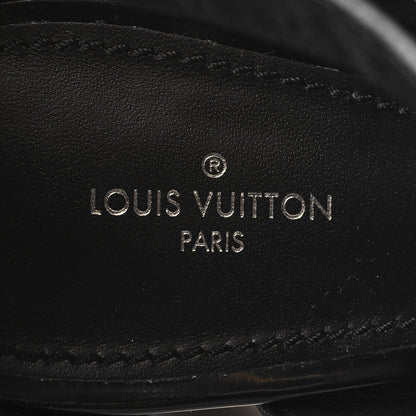 Louis Vuitton LOUIS VUITTON Patent Calfskin Monogram Star Trail Sandal 40 Black 8 of 9