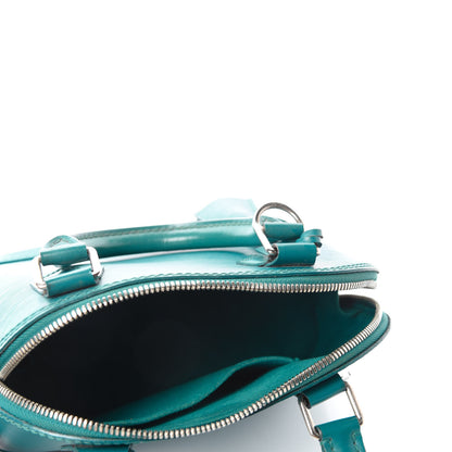 Louis Vuitton Epi Alma BB Cyan 5 of 10