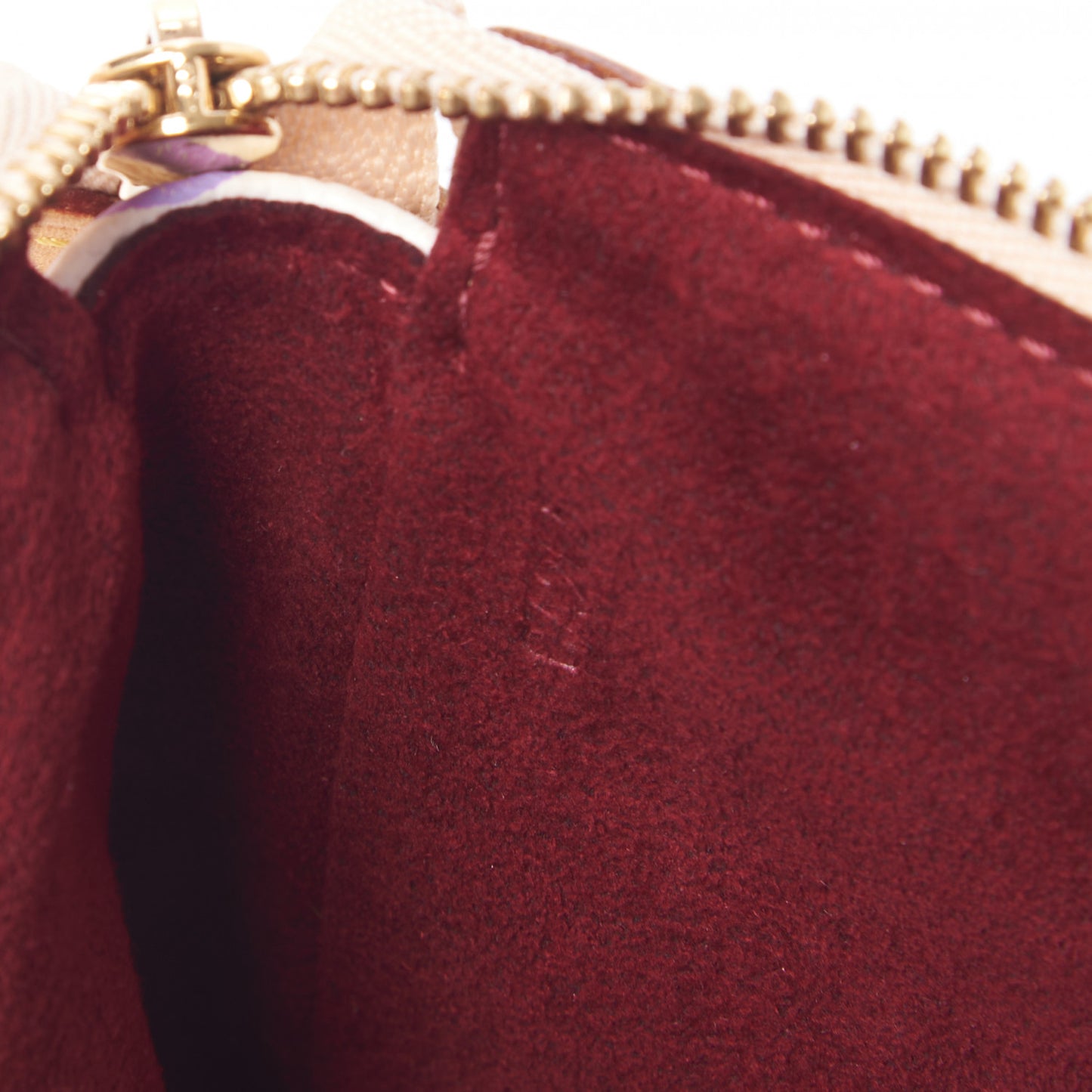 Monogram Multicolor Pochette Accessories White