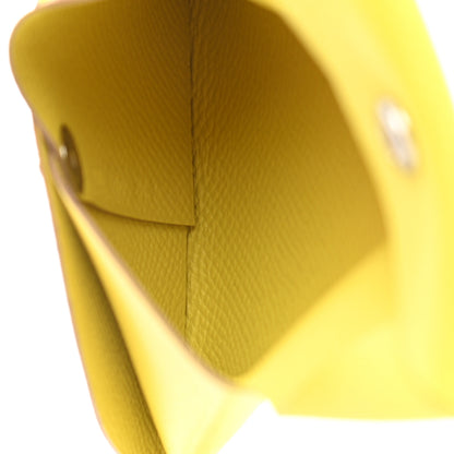 Hermes Epsom Bastia Coin Purse Lime 5 of 7