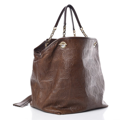 Louis Vuitton Monogram Paris Souple Whisper GM Chocolate 3 of 6