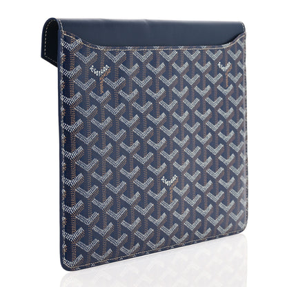 Goyard Goyardine Commando Envelope 2 Flat Large Pouch Blue 3 of 8