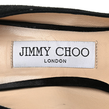 Jimmy Choo Suede Romy 85 Pumps 36.5 Black 7 of 8