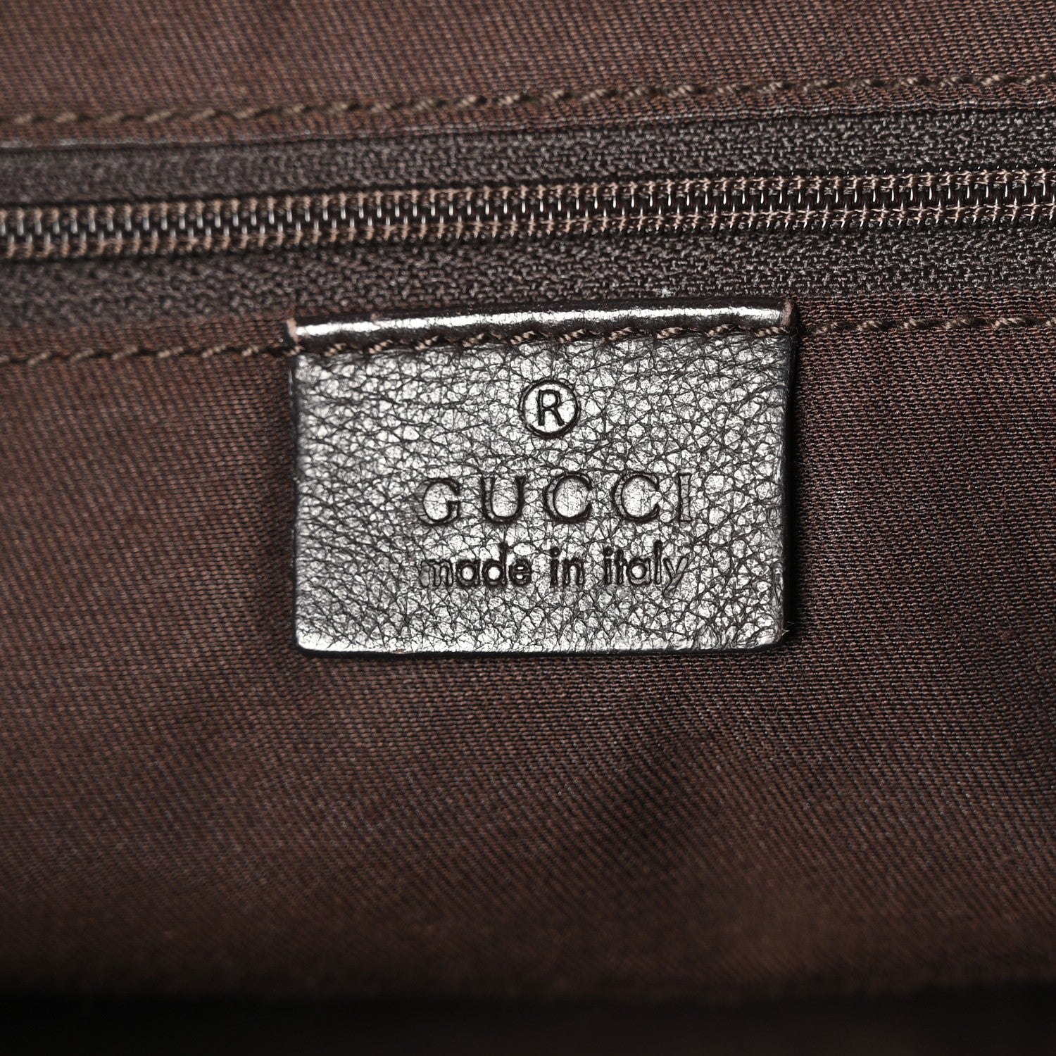 Gucci Monogram D Gold Tote Dark Brown 6 of 11