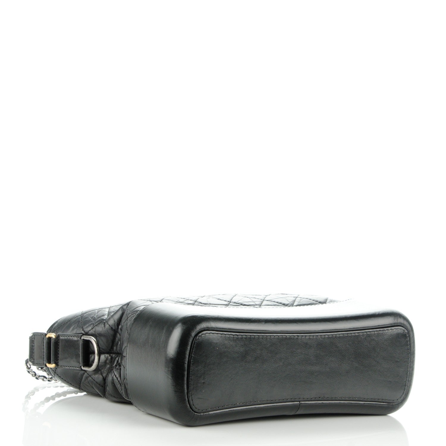 Chanel Calfskin Quilted Medium Gabrielle Hobo Black 4 of 9