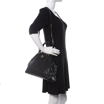 Gucci Calfskin Medium Re(Belle) Top Handle Bag Black 2 of 11