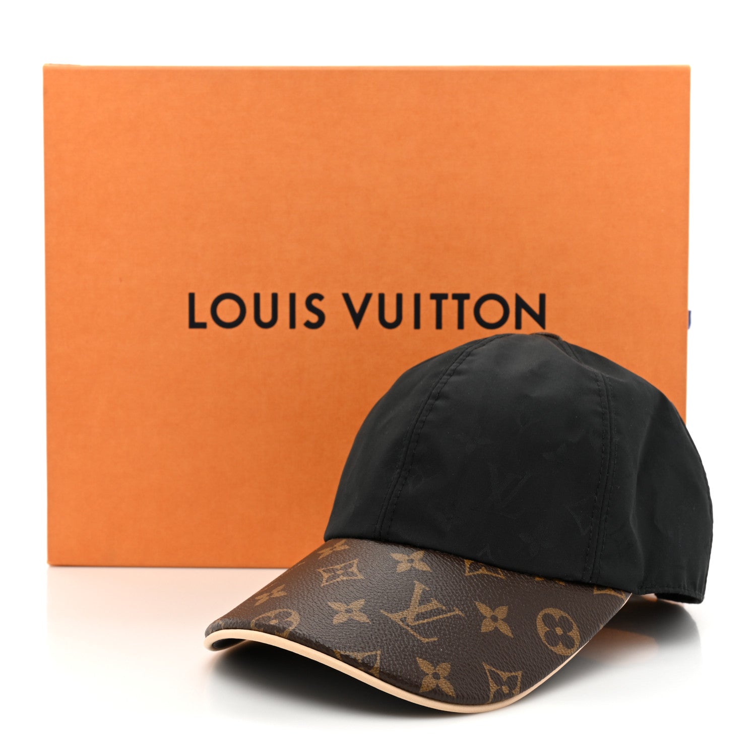 Louis Vuitton Polyester Silk Monogram LV Get Ready Cap M Black 9 of 9