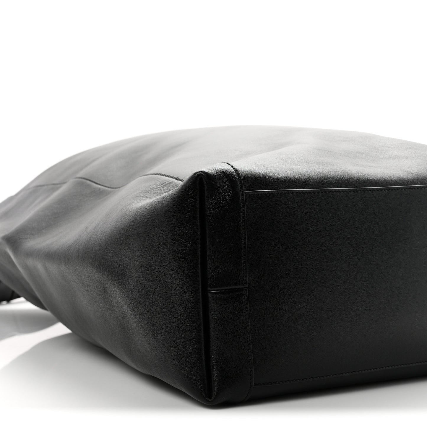 Supple Calfskin Large Tanger Hobo Black