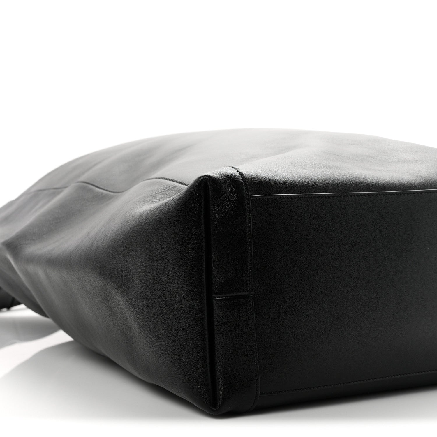Saint Laurent Supple Calfskin Large Tanger Hobo Black 9 of 10