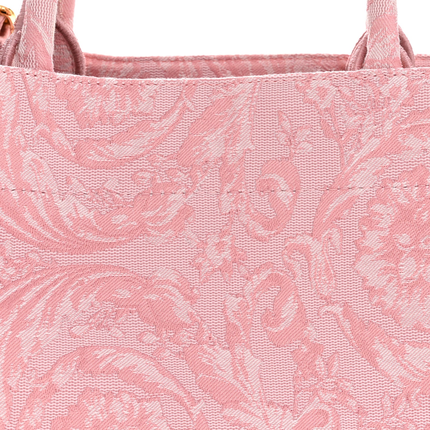 Versace Jacquard Barocco Print Medium Athena Tote Pink 8 of 10