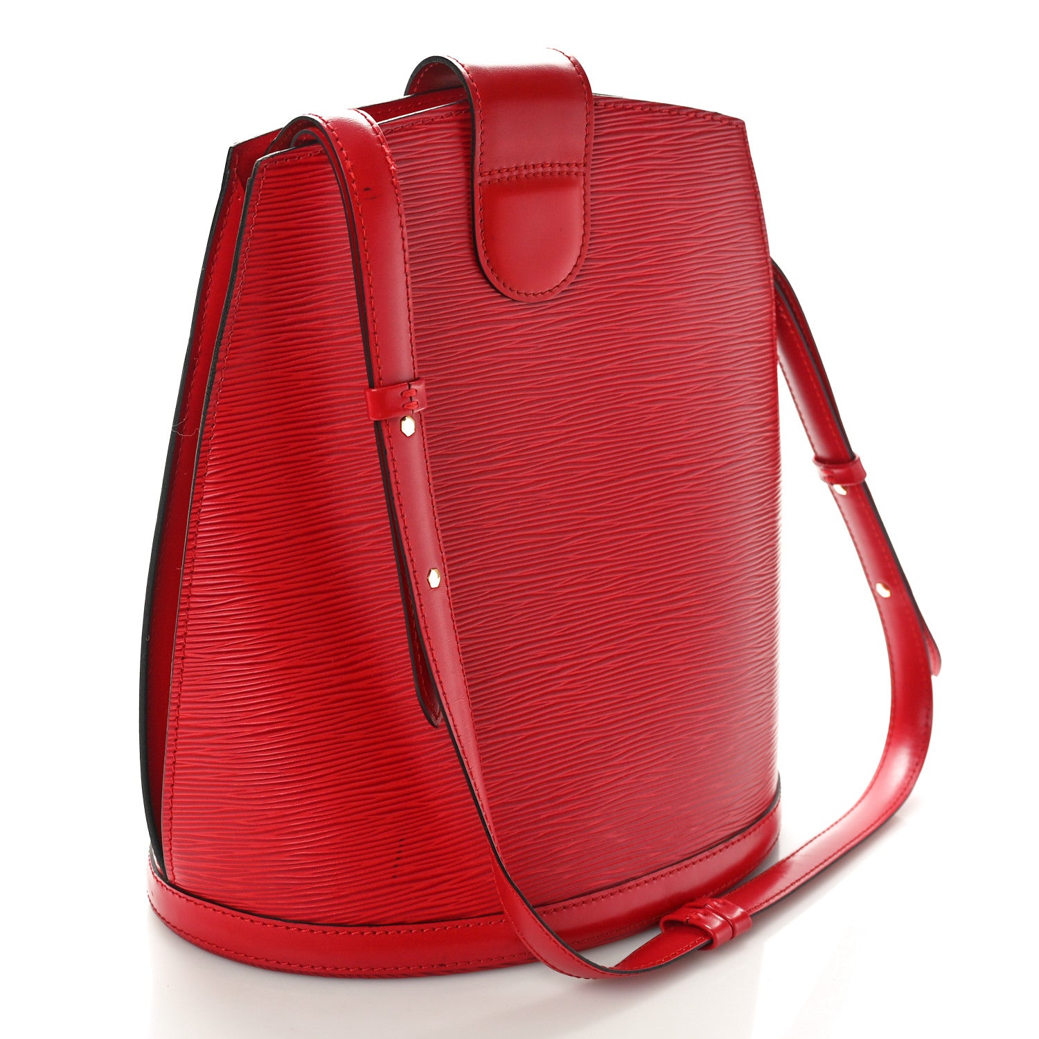 Louis Vuitton Epi Cluny Castillan Red 3 of 12