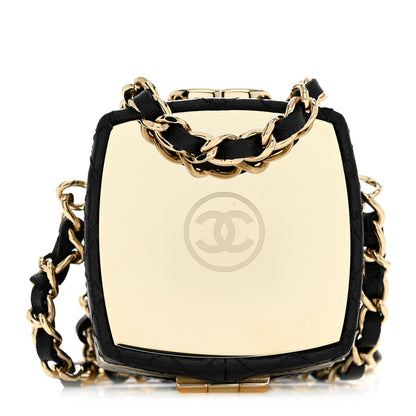 Chanel Lambskin Quilted Small Beauty Box Clutch With Chain Black 1 of 10
