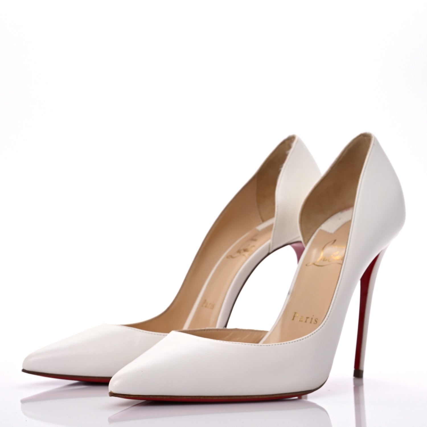 Christian Louboutin Kid Iriza 100 Pumps 39 White 3 of 9