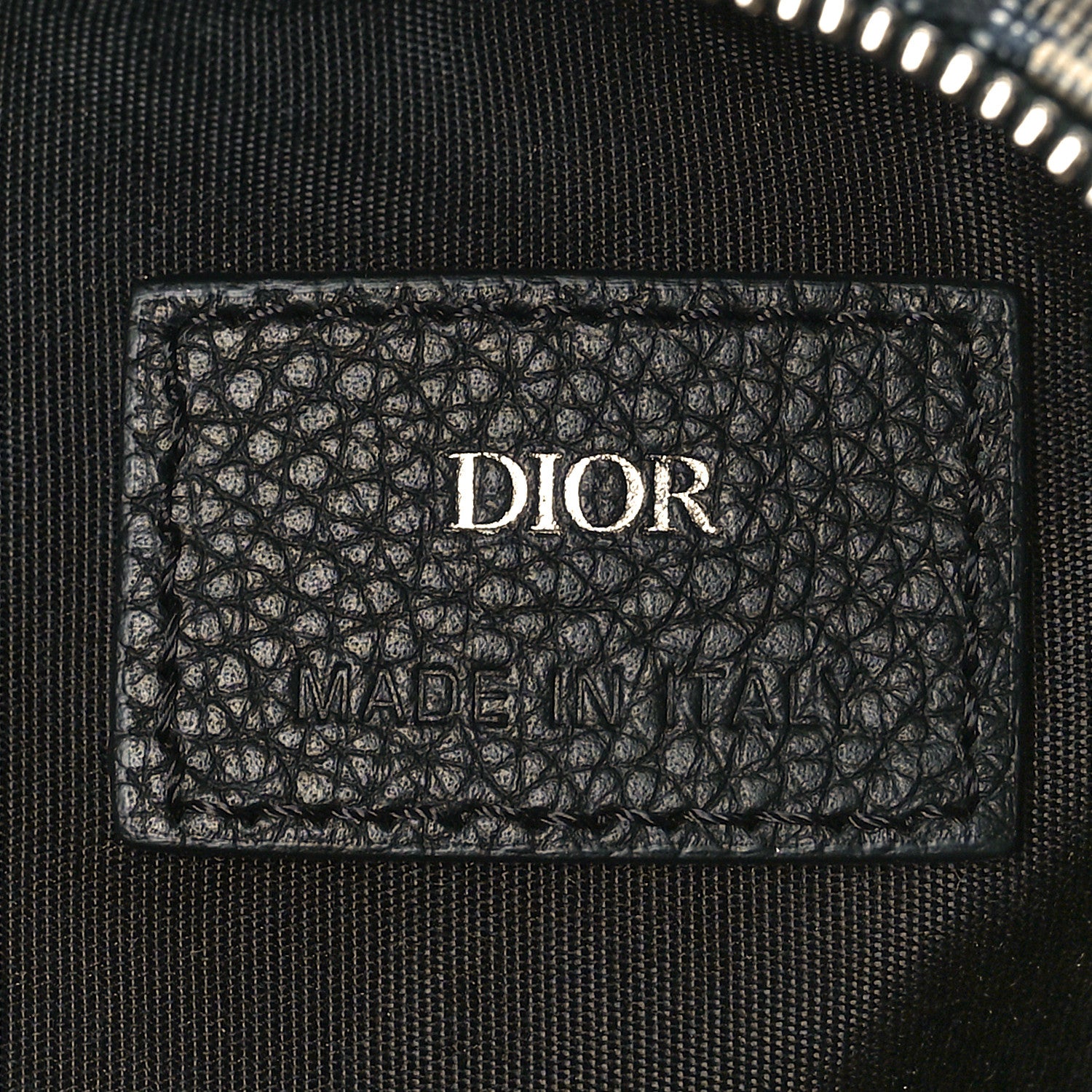 Christian Dior Oblique Crossbody Bag Blue 6 of 9