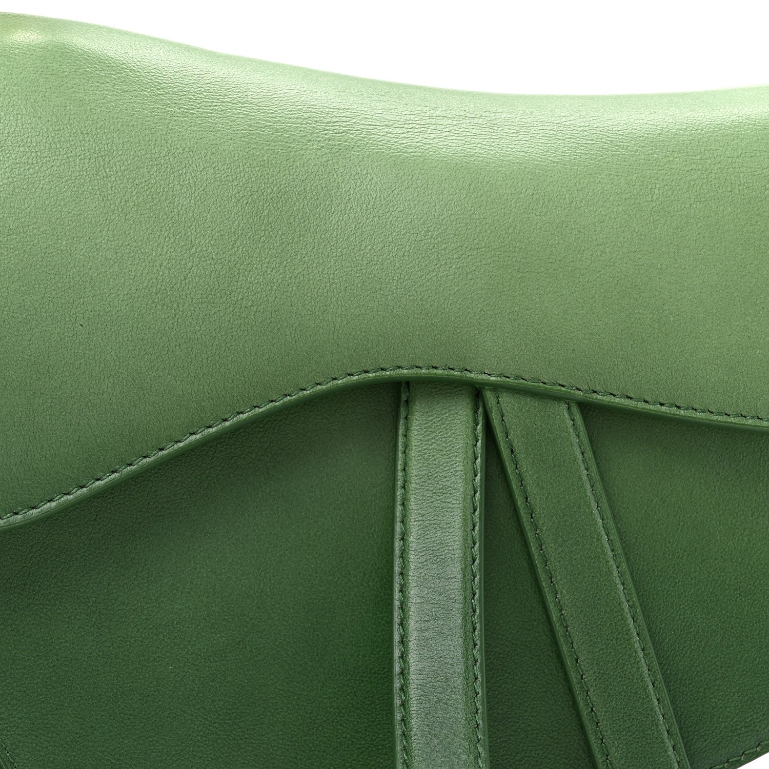 Christian Dior Gradient Calfskin Saddle Bag Green 8 of 10