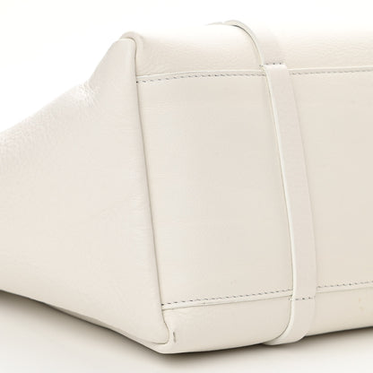 Balenciaga Smooth Calfskin Double Sided Small Everyday Tote Optic White Black 9 of 11