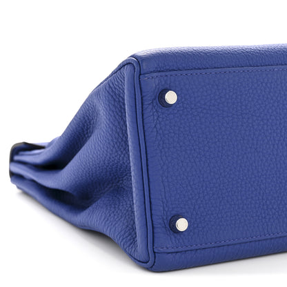 Hermes Togo Kelly Retourne 35 Bleu Electrique 9 of 11