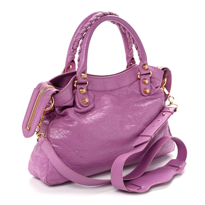 Balenciaga Agneau Giant 12 Gold Hardware Town Rose Berlingot 4 of 11