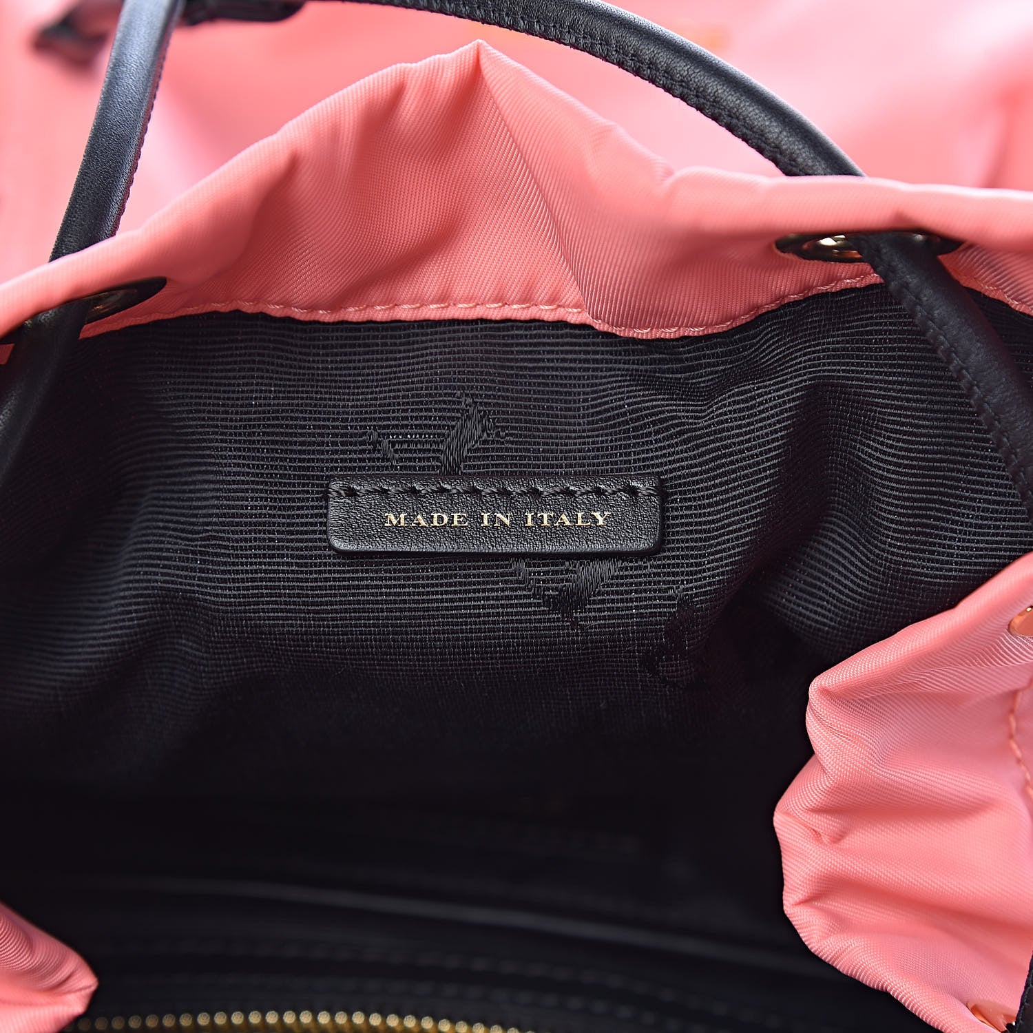 Burberry Nylon Medium Rucksack Backpack Bright Coral Pink 9 of 12