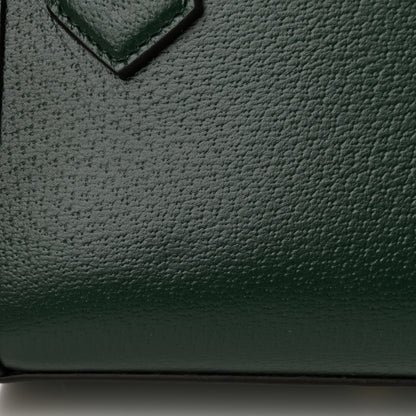 Gucci Textured Dollar Calfskin Mini Diana Tote Bag Vintage Green Pink 12 of 17