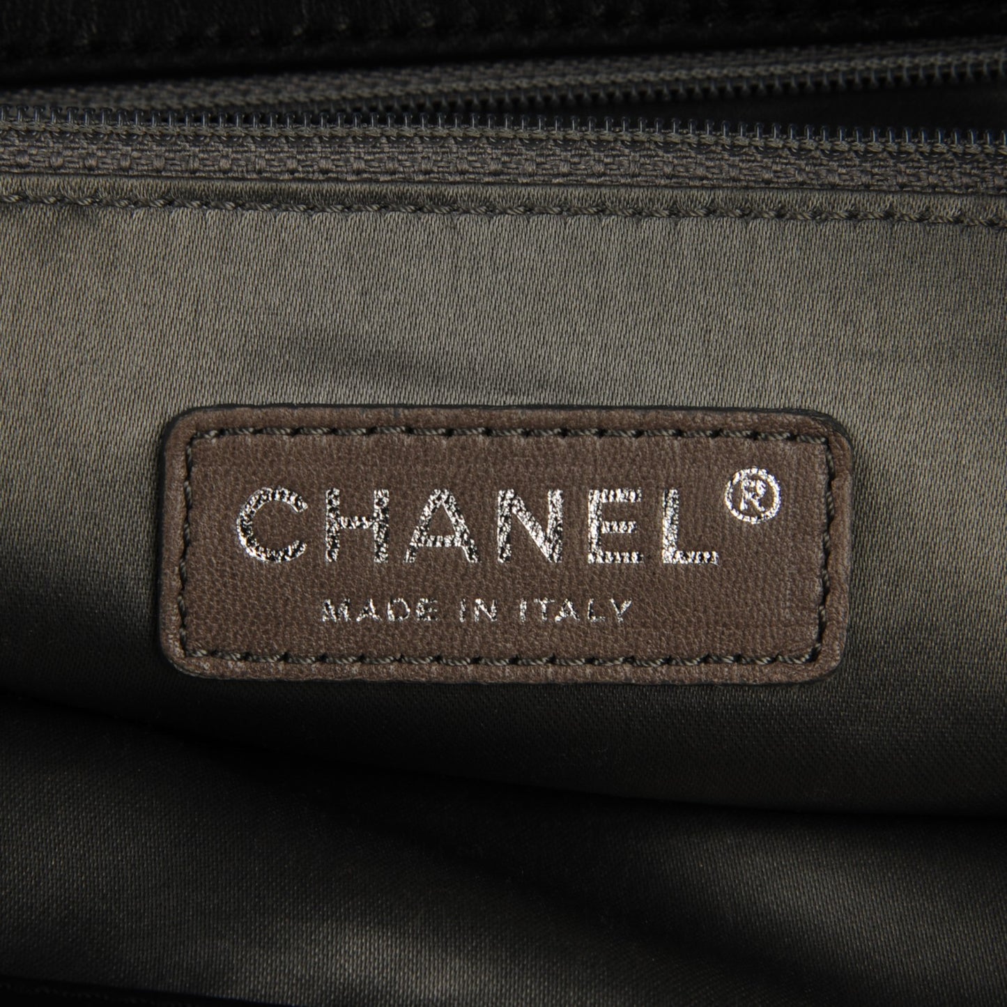 Patent Calfskin Patchwork Brooklyn Tote Black