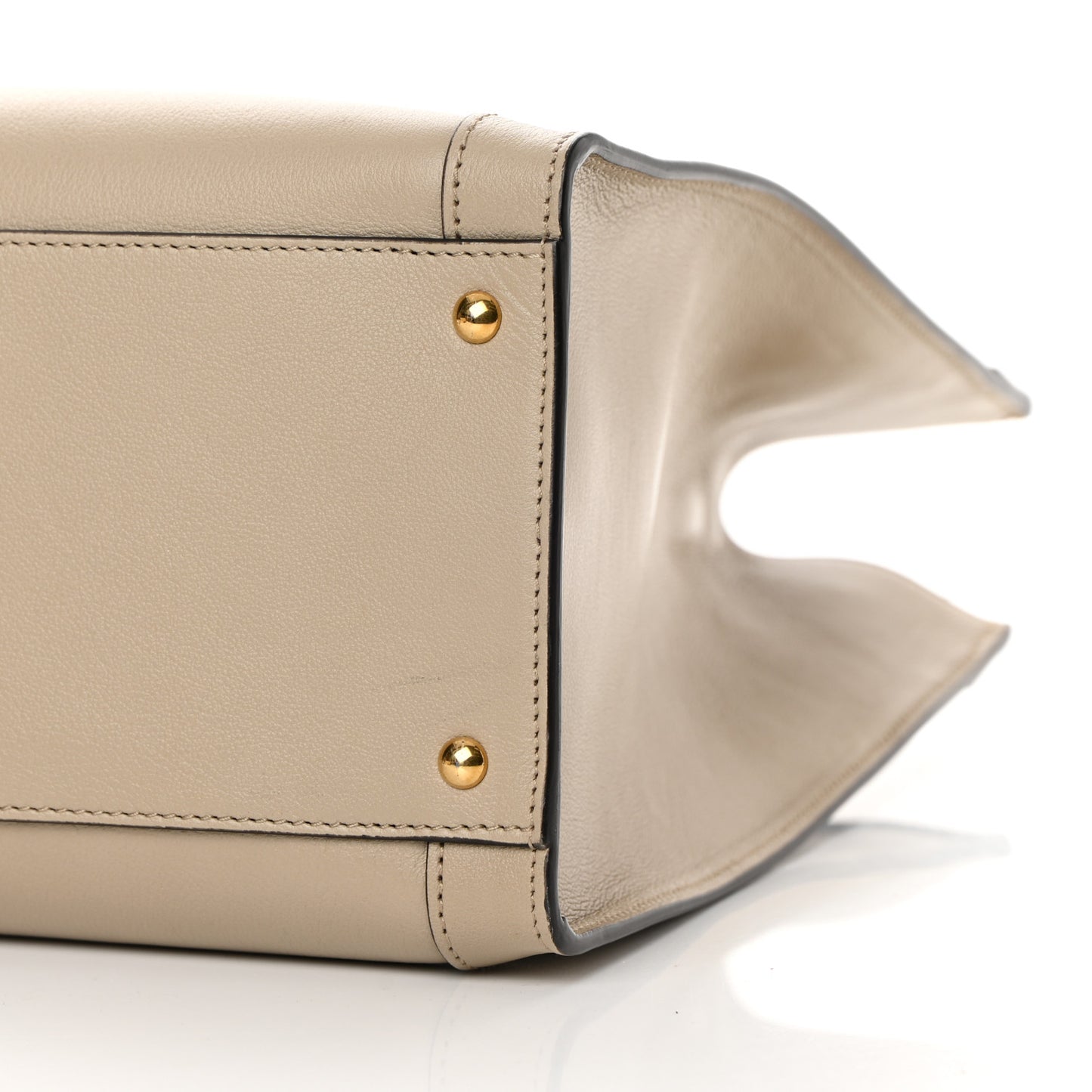 Wonka Grain Calfskin Medium Diana Tote Bag Oatmeal Vintage Green