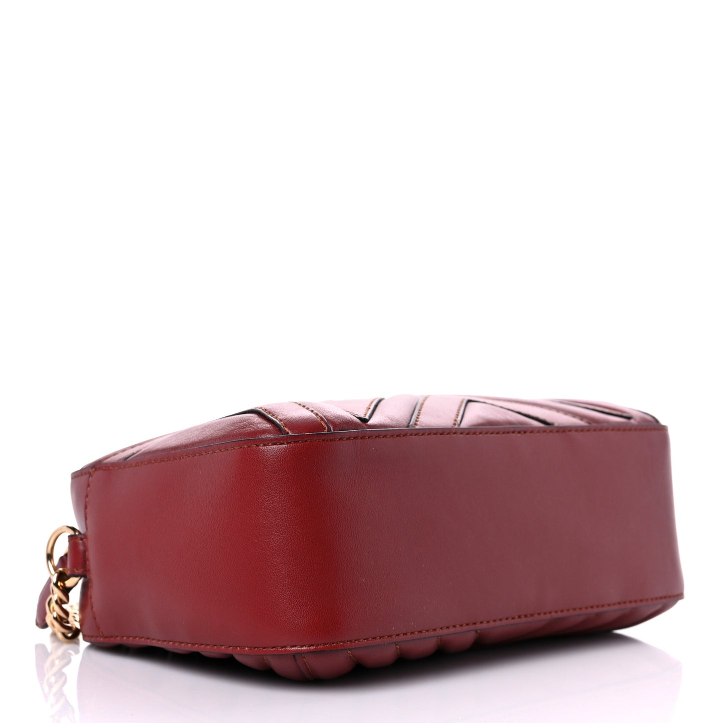 Eco Alter Nappa Star Patch Shoulder Bag Red