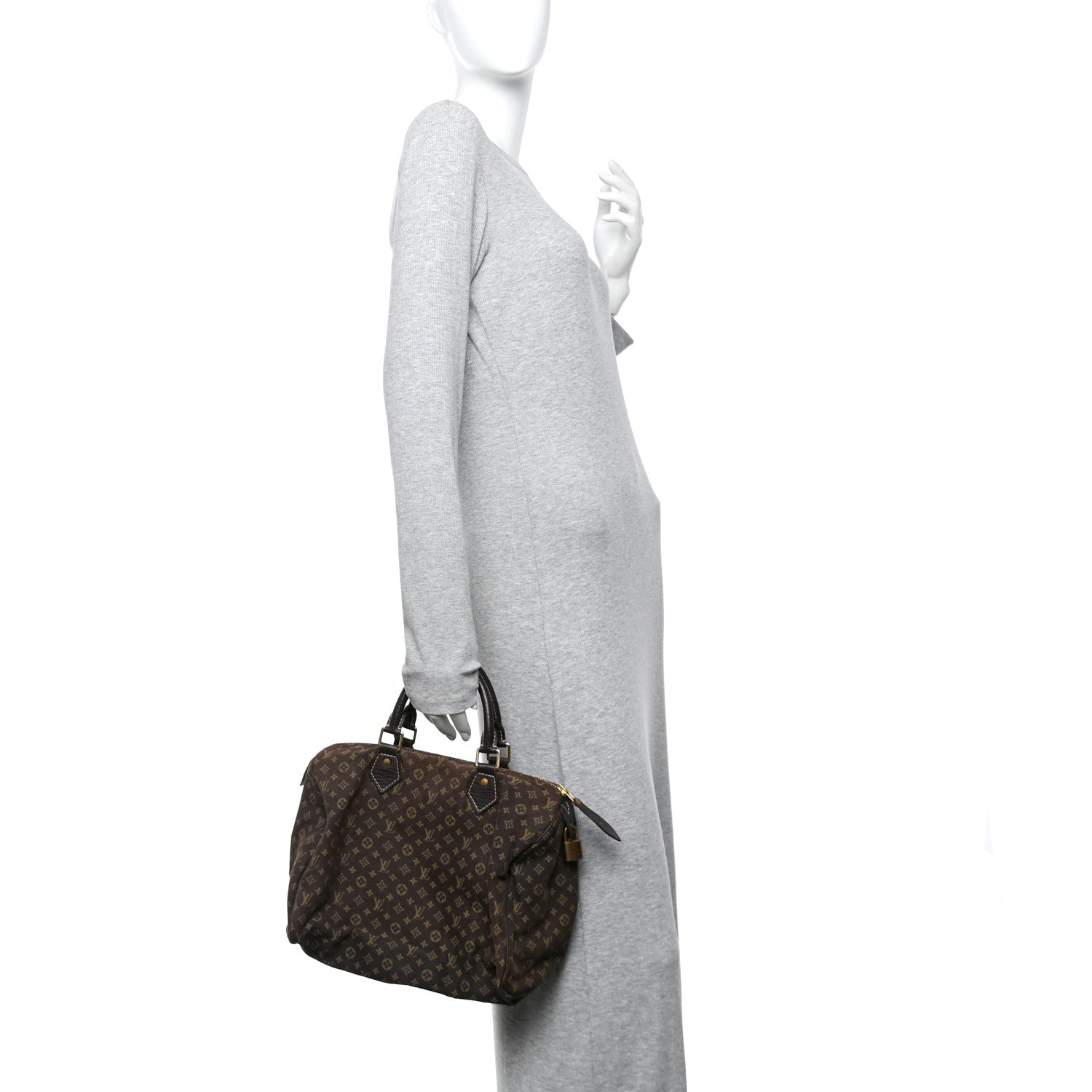 Louis Vuitton Mini Lin Speedy 30 Ebene 2 of 12