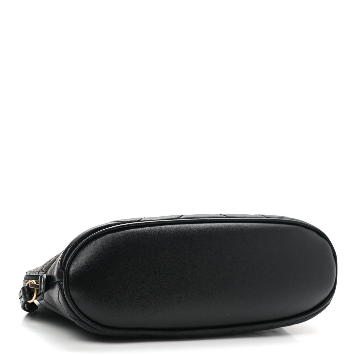 Calfskin Matelasse Large GG Marmont Pouch Cosmetic Case Black