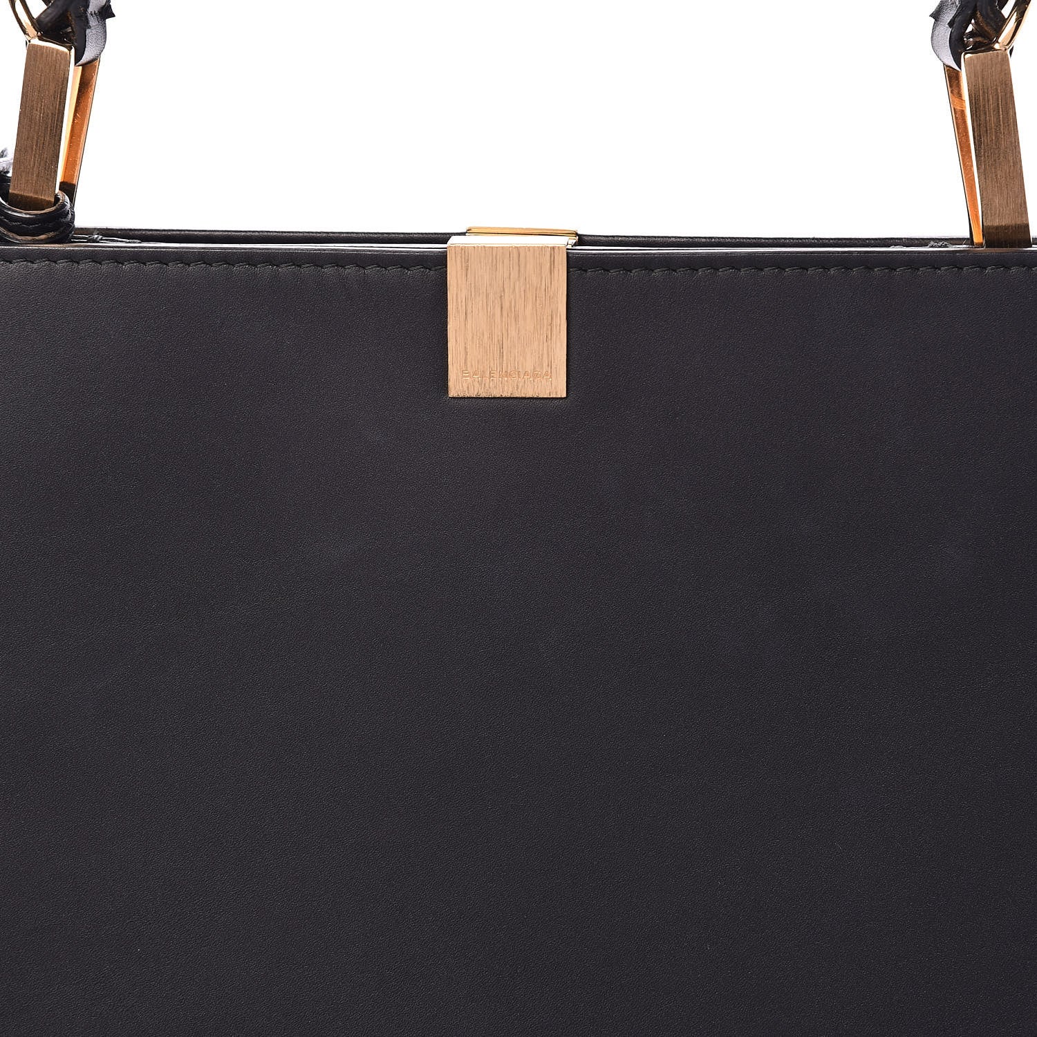 Balenciaga Calfskin Le Dix Soft Cabas M Shoulder Bag Black 9 of 18