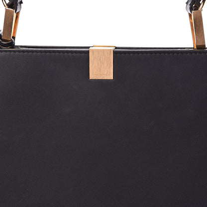 Balenciaga Calfskin Le Dix Soft Cabas M Shoulder Bag Black 9 of 18
