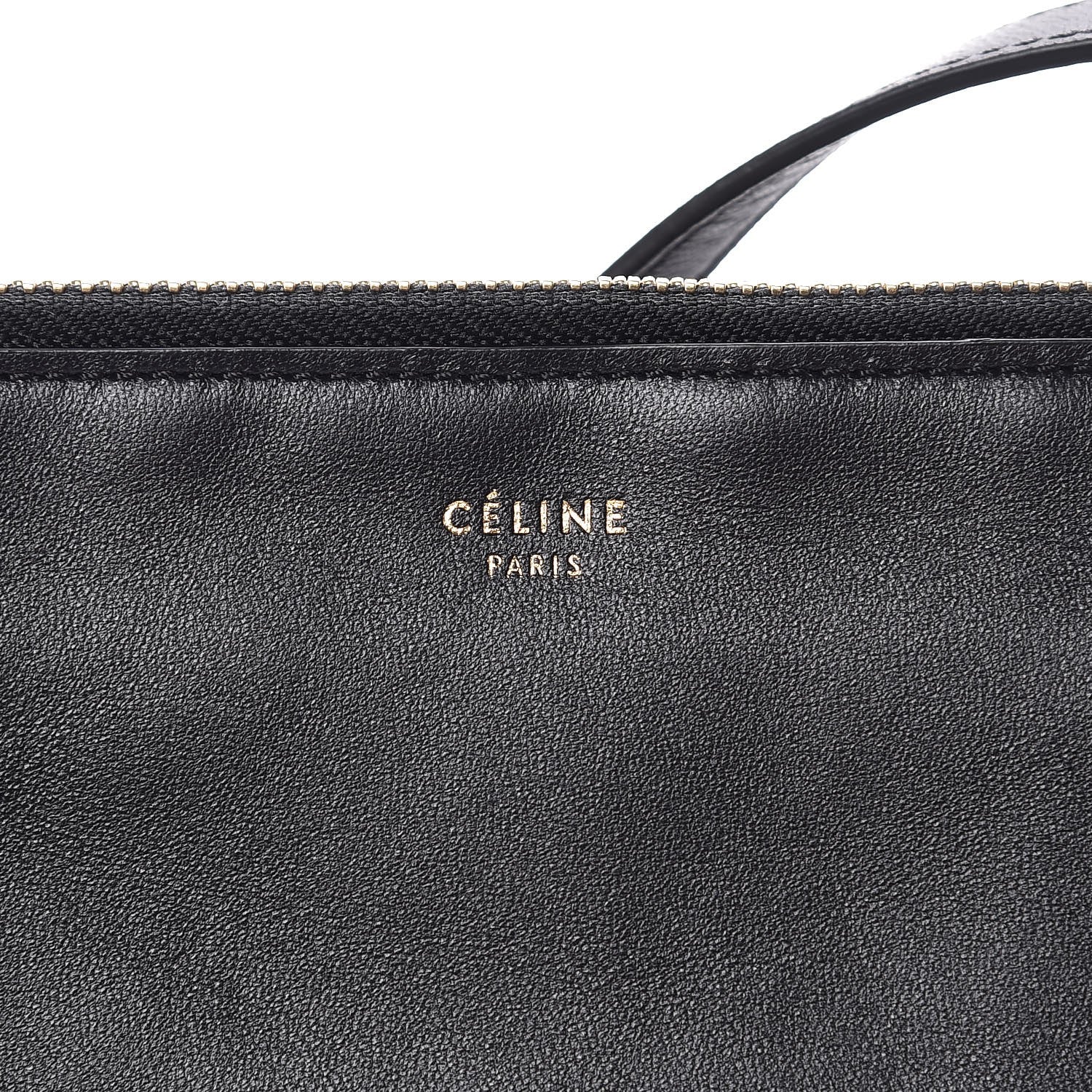 Celine Lambskin Small Trio Crossbody Bag Black 8 of 12