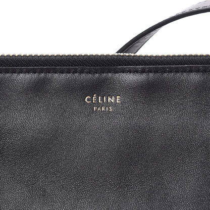 Celine Lambskin Small Trio Crossbody Bag Black 8 of 12
