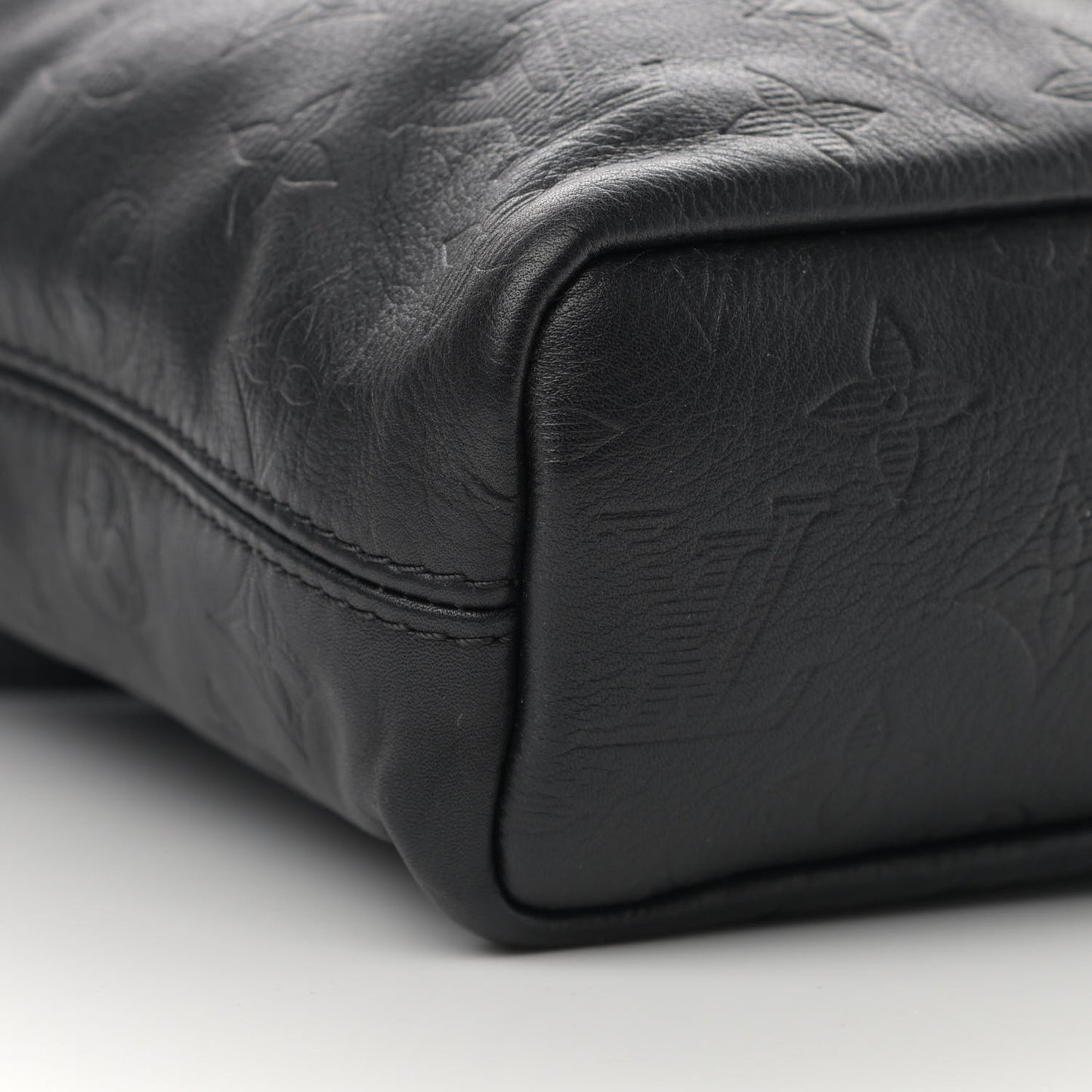 Calfskin Monogram Shadow Nano Bag Black