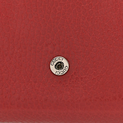 Gucci Calfskin Mini Dionysus Chain Wallet Hibiscus Red 12 of 13