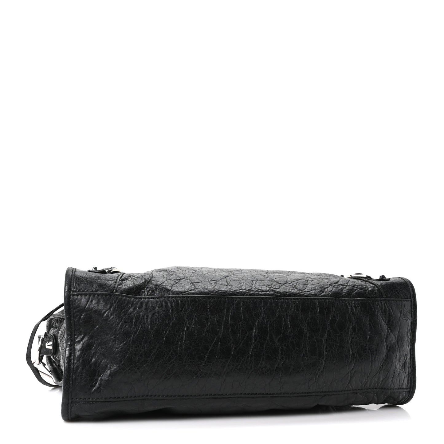 Agneau Classic Silver Hardware City Black