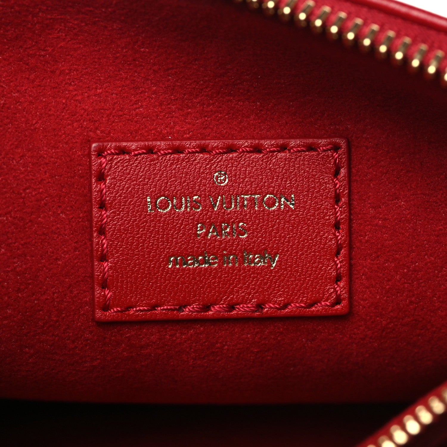 Louis Vuitton Mother of Pearl Lambskin Embossed Monogram Coussin BB Red Green 8 of 11