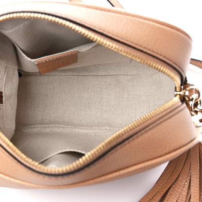 Gucci Pebbled Calfskin Small Soho Disco Bag Camelia 5 of 12