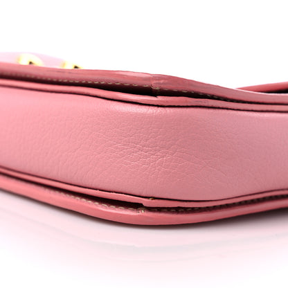 Miu Miu Goatskin Madras Shoulder Bag Rosa 8 of 17
