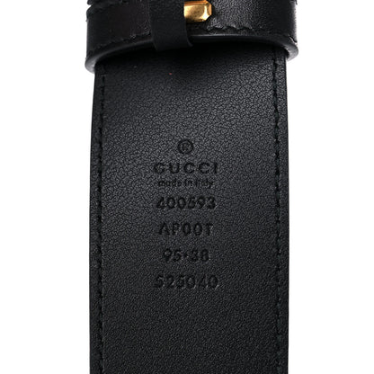 Gucci Calfskin Double G 40mm Belt 95 38 Black 3 of 6