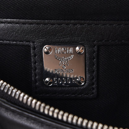 MCM Calfskin Ottomar Monogram Fursten Belt Bag Black 4 of 4