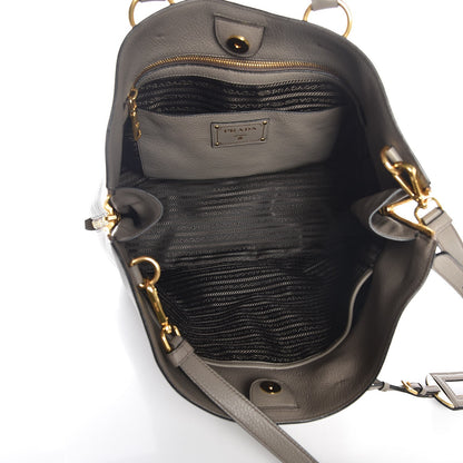 Prada Vitello Phenix Side Zip Tote Argilla 6 of 9