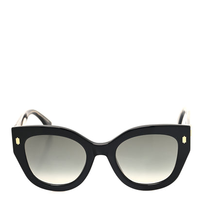 Fendi Acetate Cat Eye Sunglasses FF0435/S Black 2 of 7