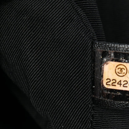 Chanel Calfskin Chevron Quilted Large Urban Spirit Backpack Black 7 of 9