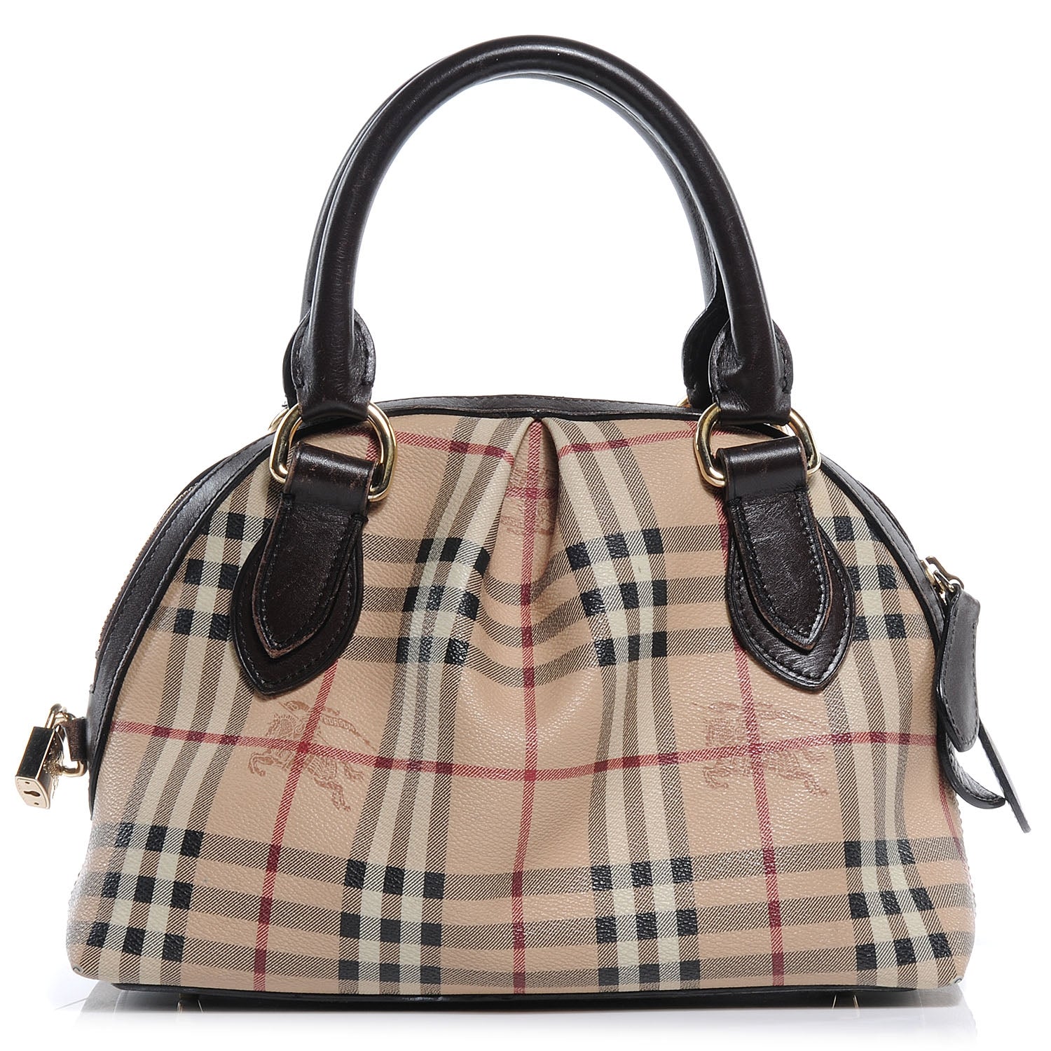 Burberry Haymarket Check Small Thornley Satchel 1 of 9