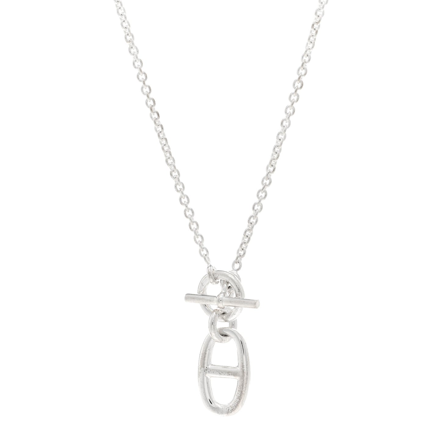Sterling Silver Amulette Chaine d'Ancre Necklace