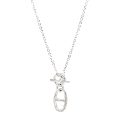 Hermes Sterling Silver Amulette Chaine d'Ancre Necklace 1 of 5