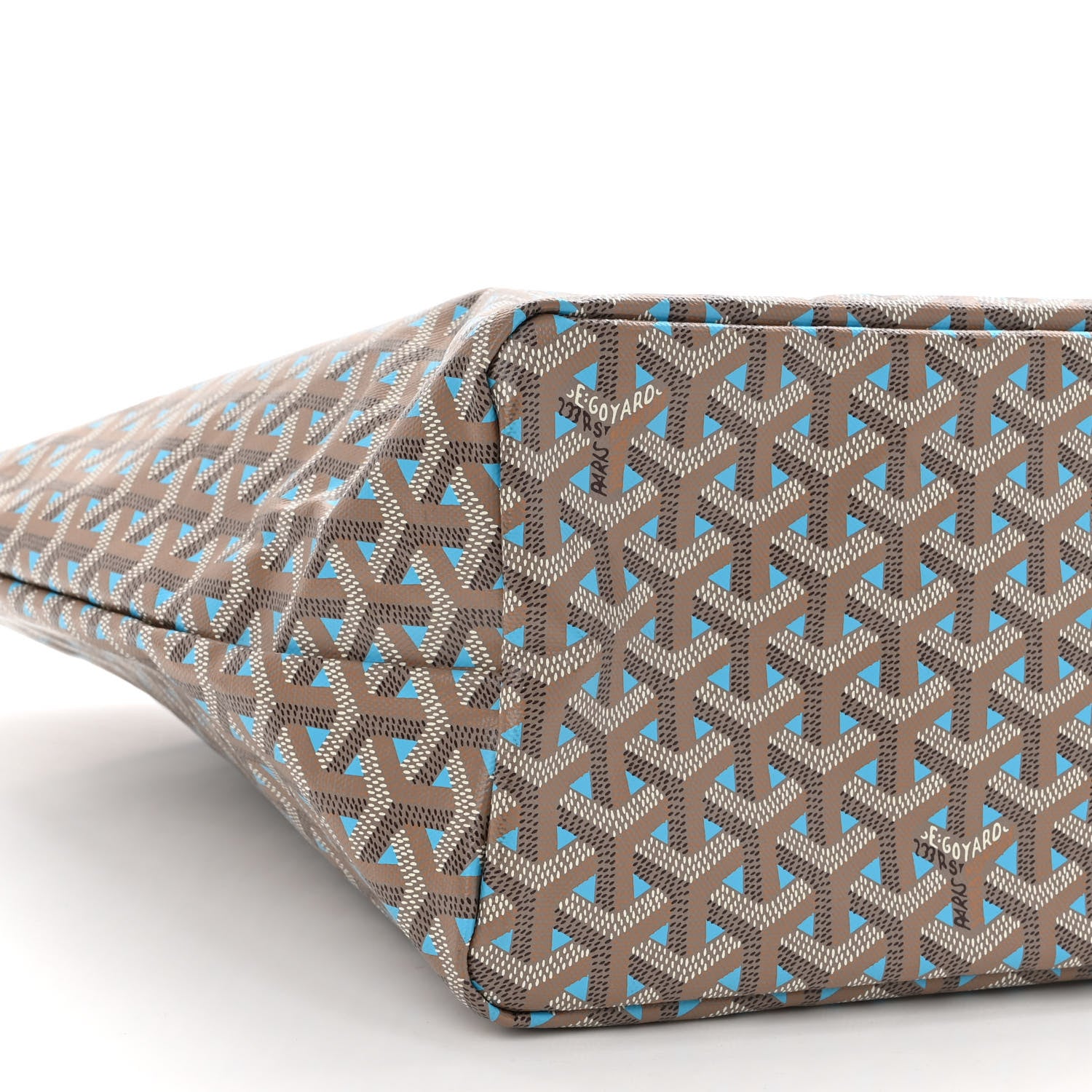 Goyard Goyardine Saint Louis Claire Voie PM Grege Turquoise 10 of 11