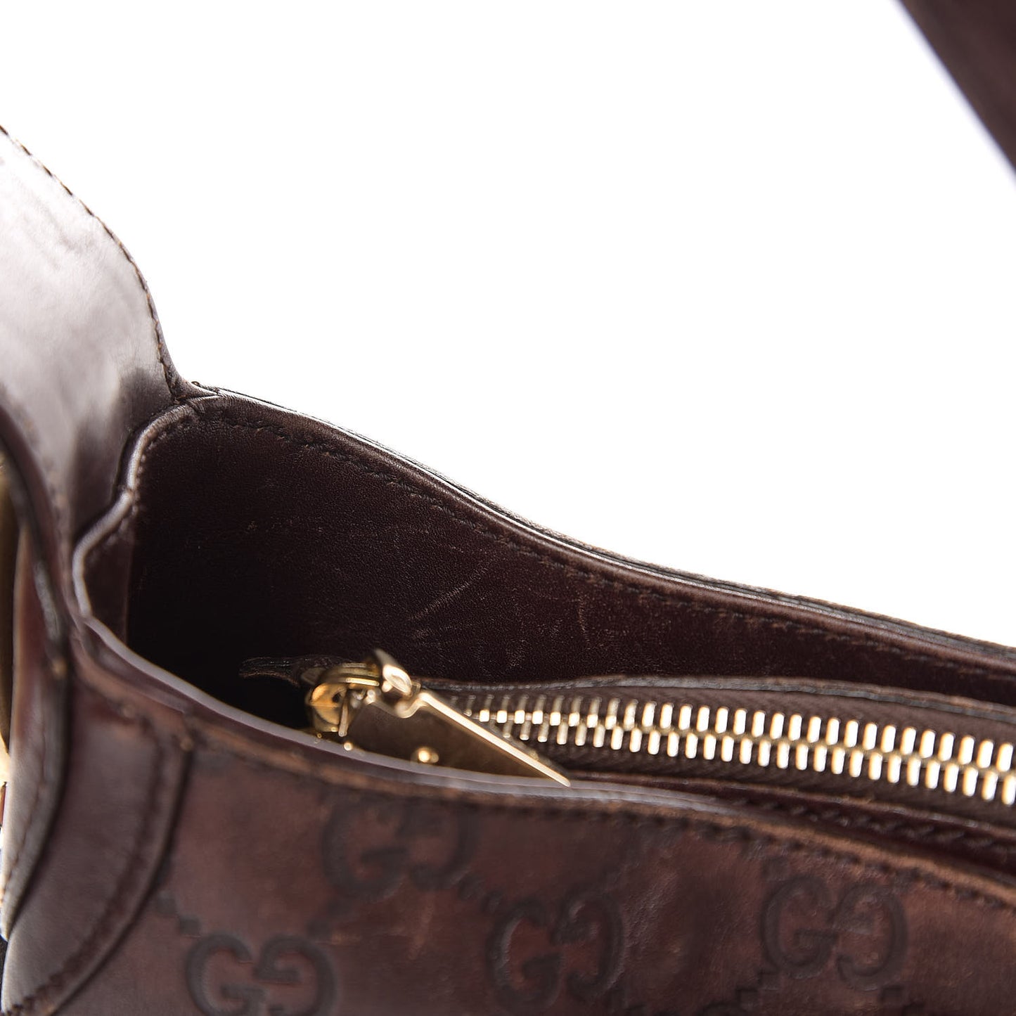 Guccissima Creole Hobo Chocolate